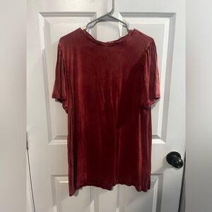 Rust color casual shirt